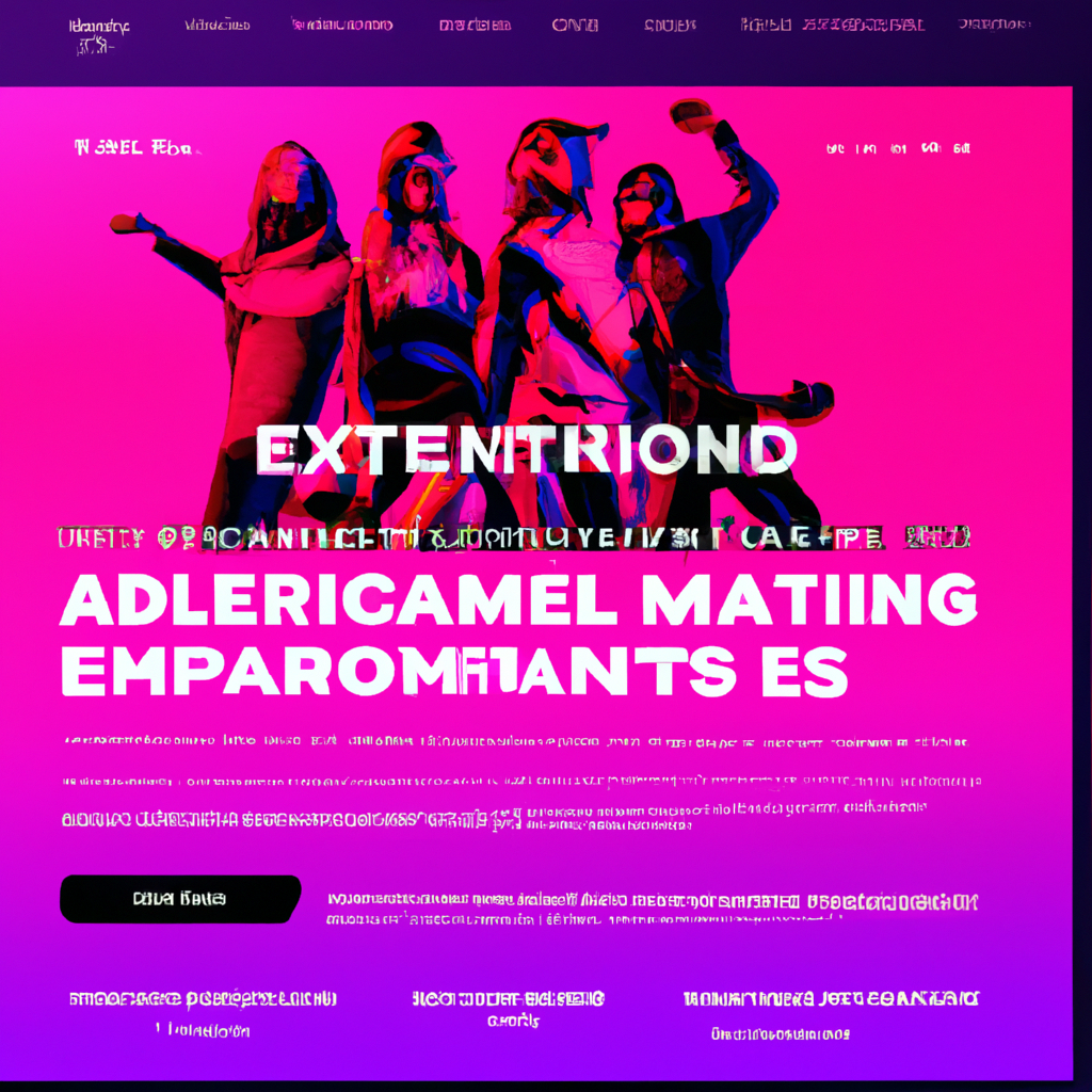 Stage lights with arcade overlays and crowd silhouettes